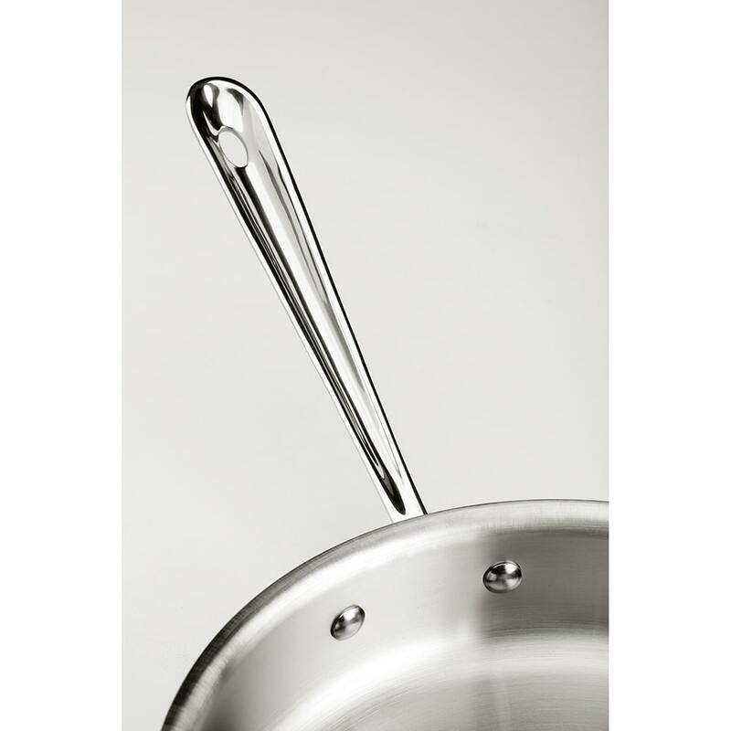 Cheap All-Clad D3 Stainless Steel Fry Pan With Lid Clearance 